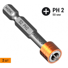 Бита c магн. насадкой E6,3 Ph2-50, 2 шт карта MAGNEO
